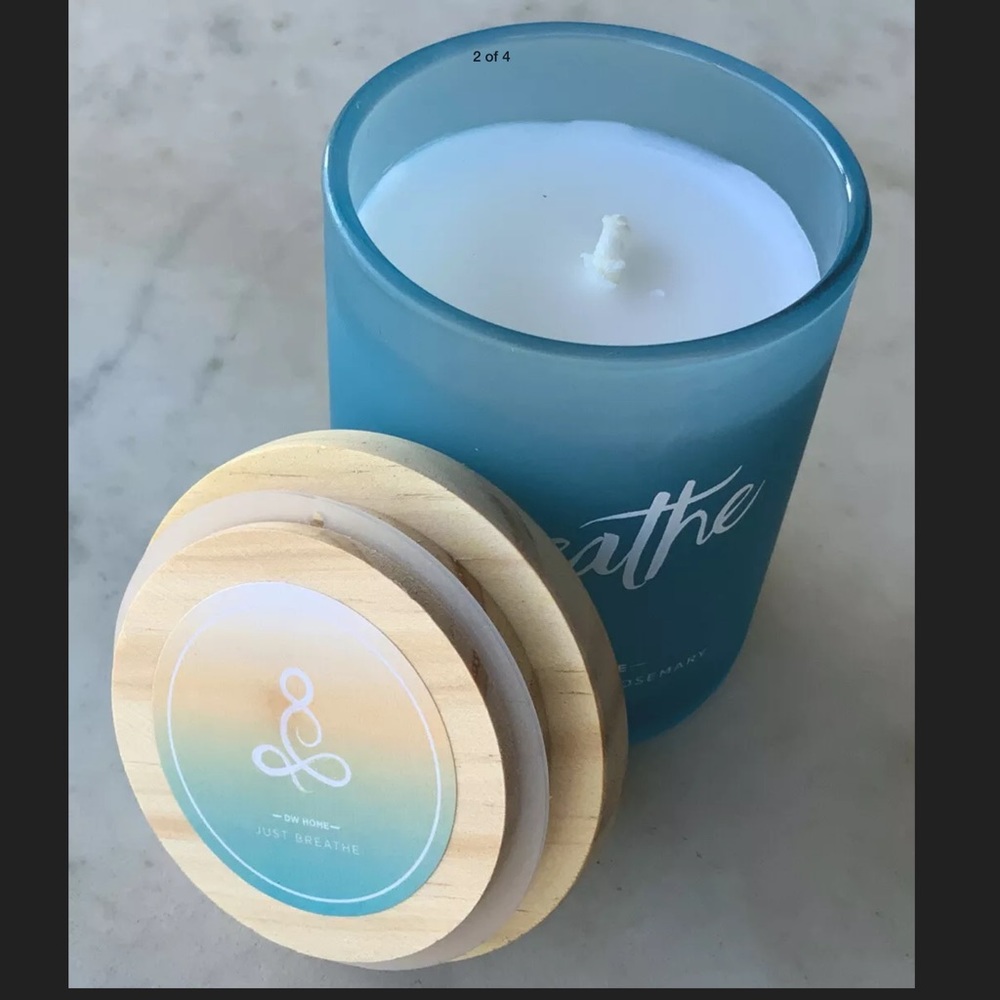 DW HOME CANDLE BREATHE EUCALYPTUS ROSEMARY MINI NEW 1 WICK - Picture 2 of 4